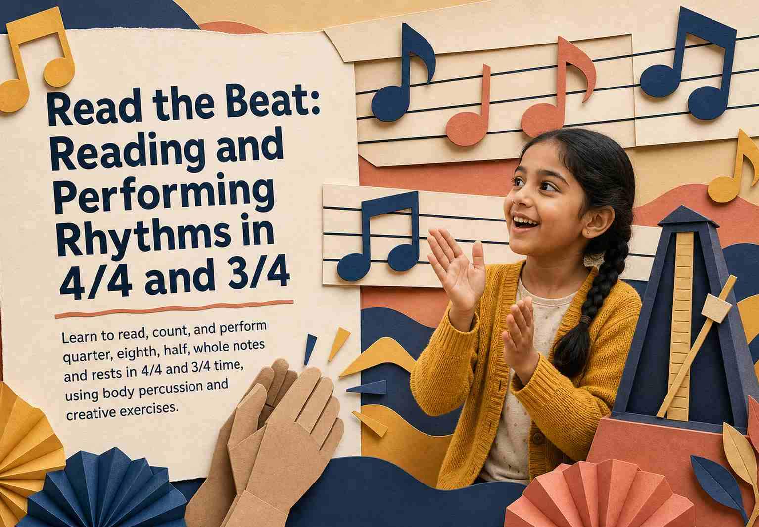 Read the Beat: Reading and Performing Rhythms in 4/4 and 3/4