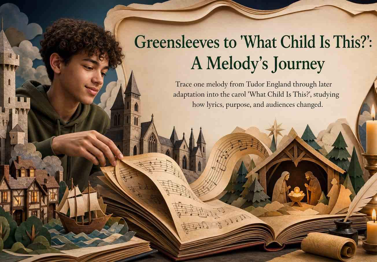 Greensleeves to 'What Child Is This?': A Melody's Journey