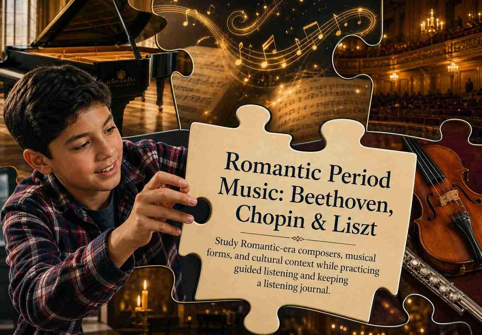 Romantic Period Music: Beethoven, Chopin & Liszt