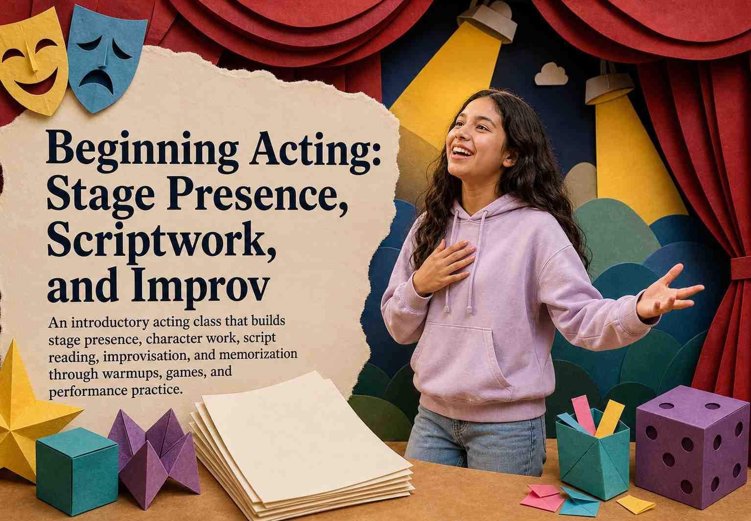 Beginning Acting: Stage Presence, Scriptwork, and Improv