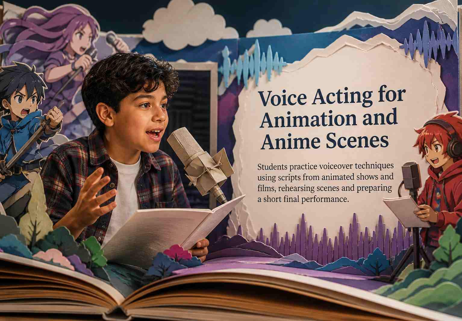 Voice Acting for Animation and Anime Scenes