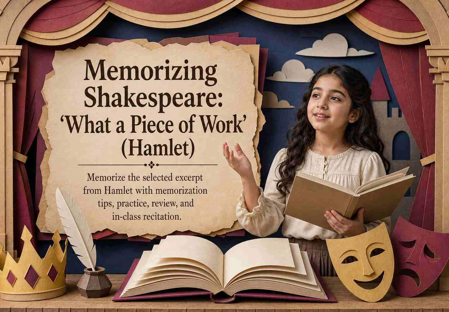 Memorizing Shakespeare: 'What a Piece of Work' (Hamlet)