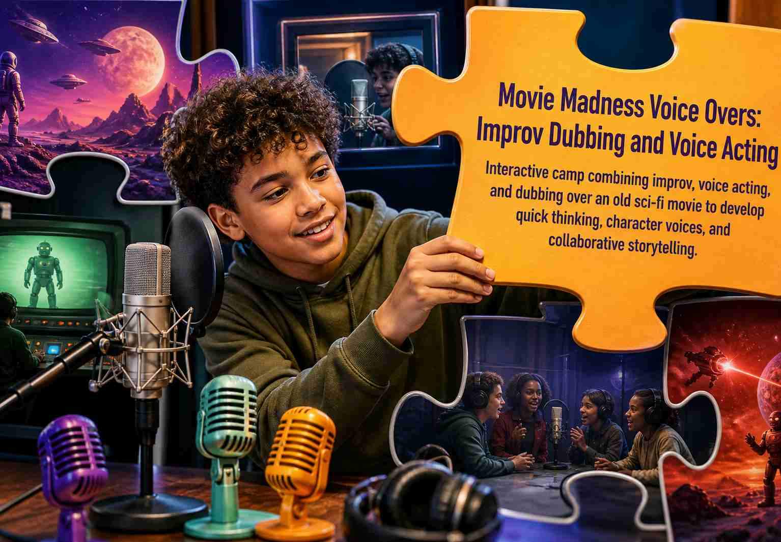 Movie Madness Voice Overs: Improv Dubbing and Voice Acting