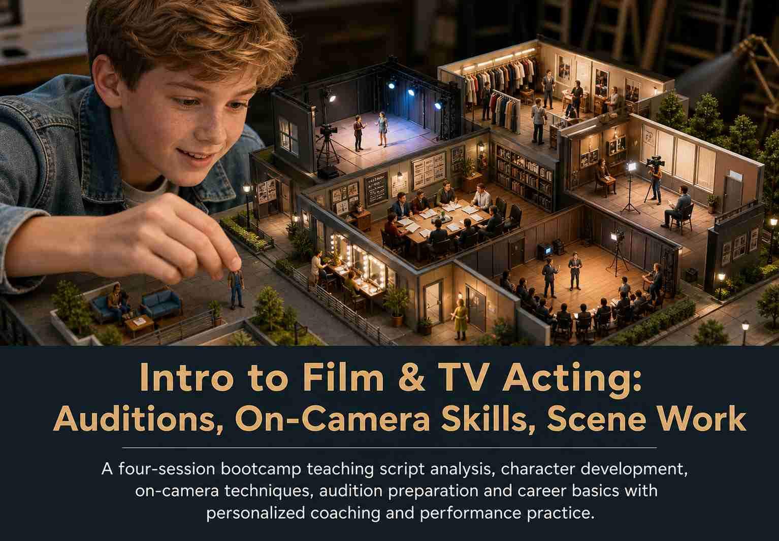 Intro to Film & TV Acting: Auditions, On-Camera Skills, Scene Work