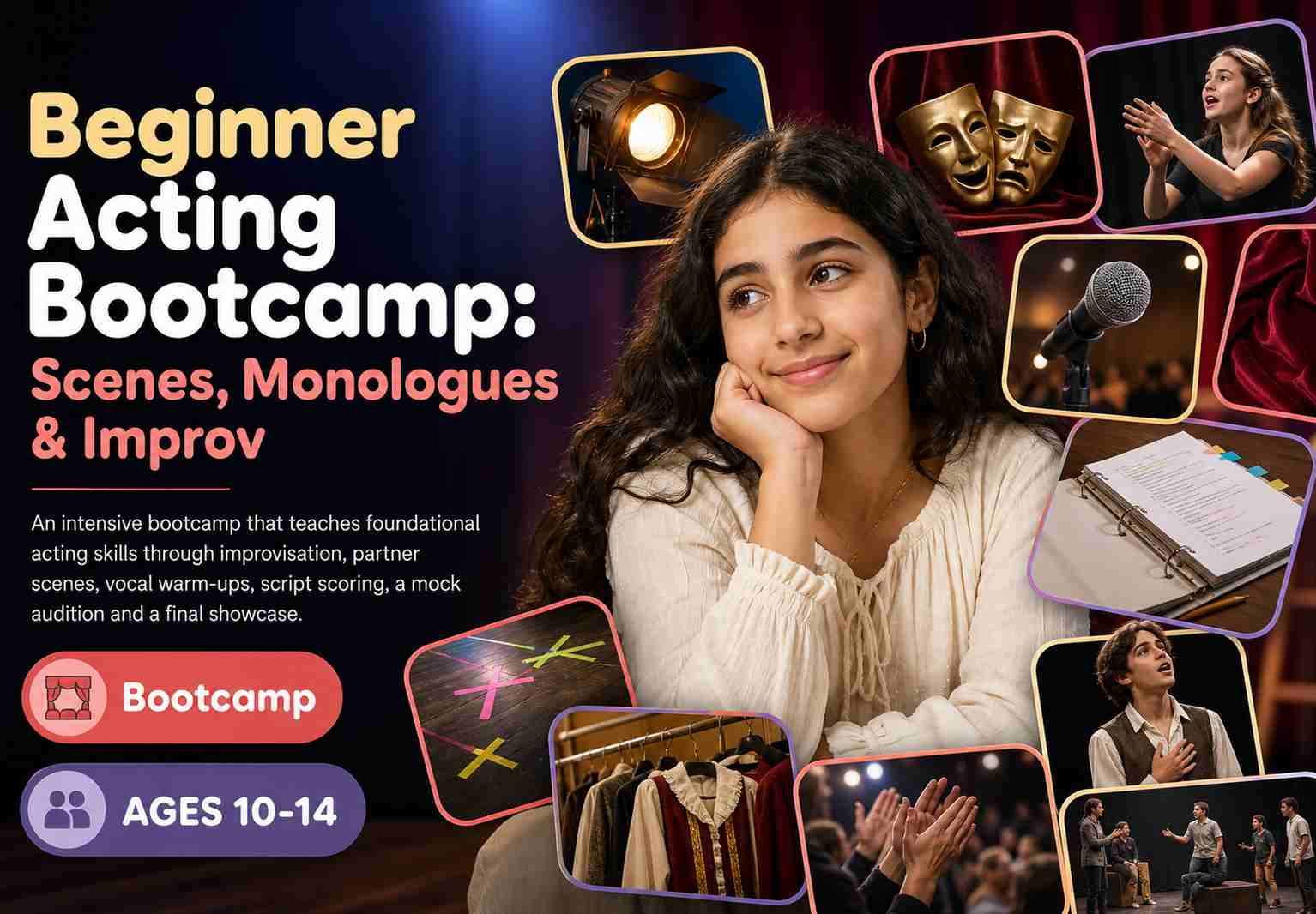 Beginner Acting Bootcamp: Scenes, Monologues & Improv