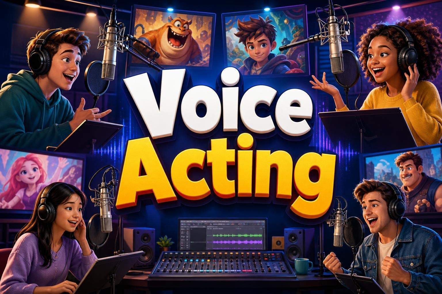 Voice Acting for Animation: Character Voices and Performance