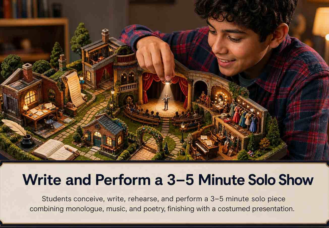 Write and Perform a 3–5 Minute Solo Show