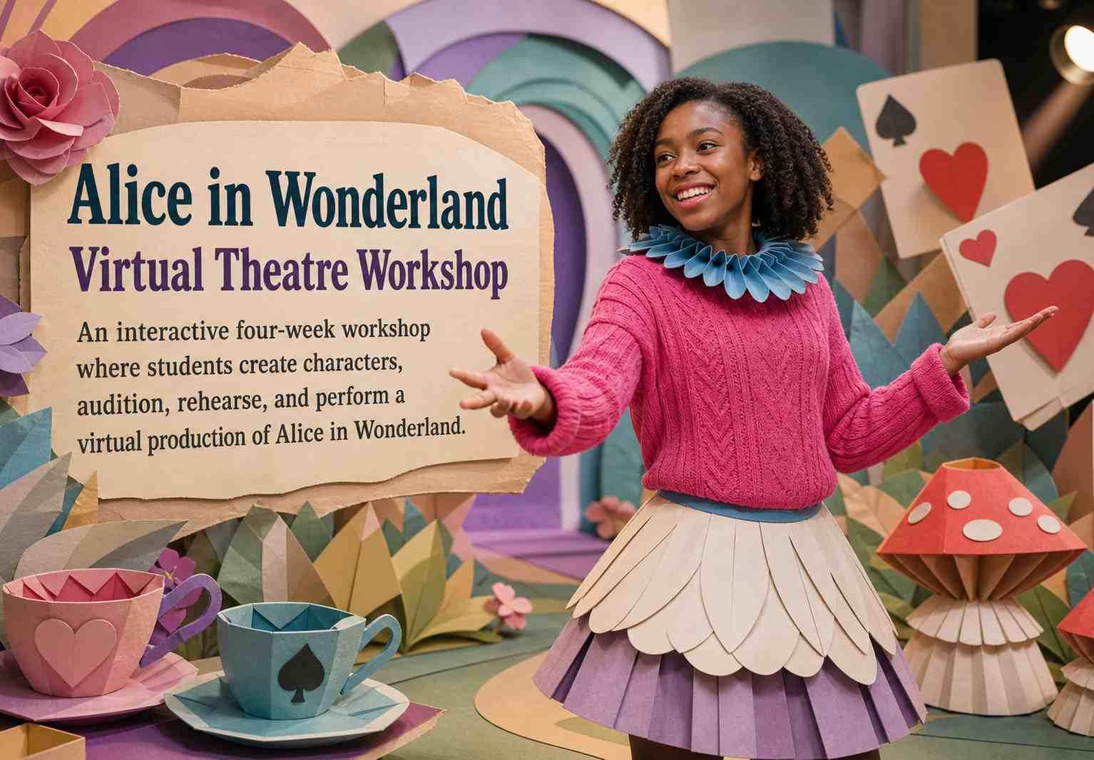 Alice in Wonderland Virtual Theatre Workshop