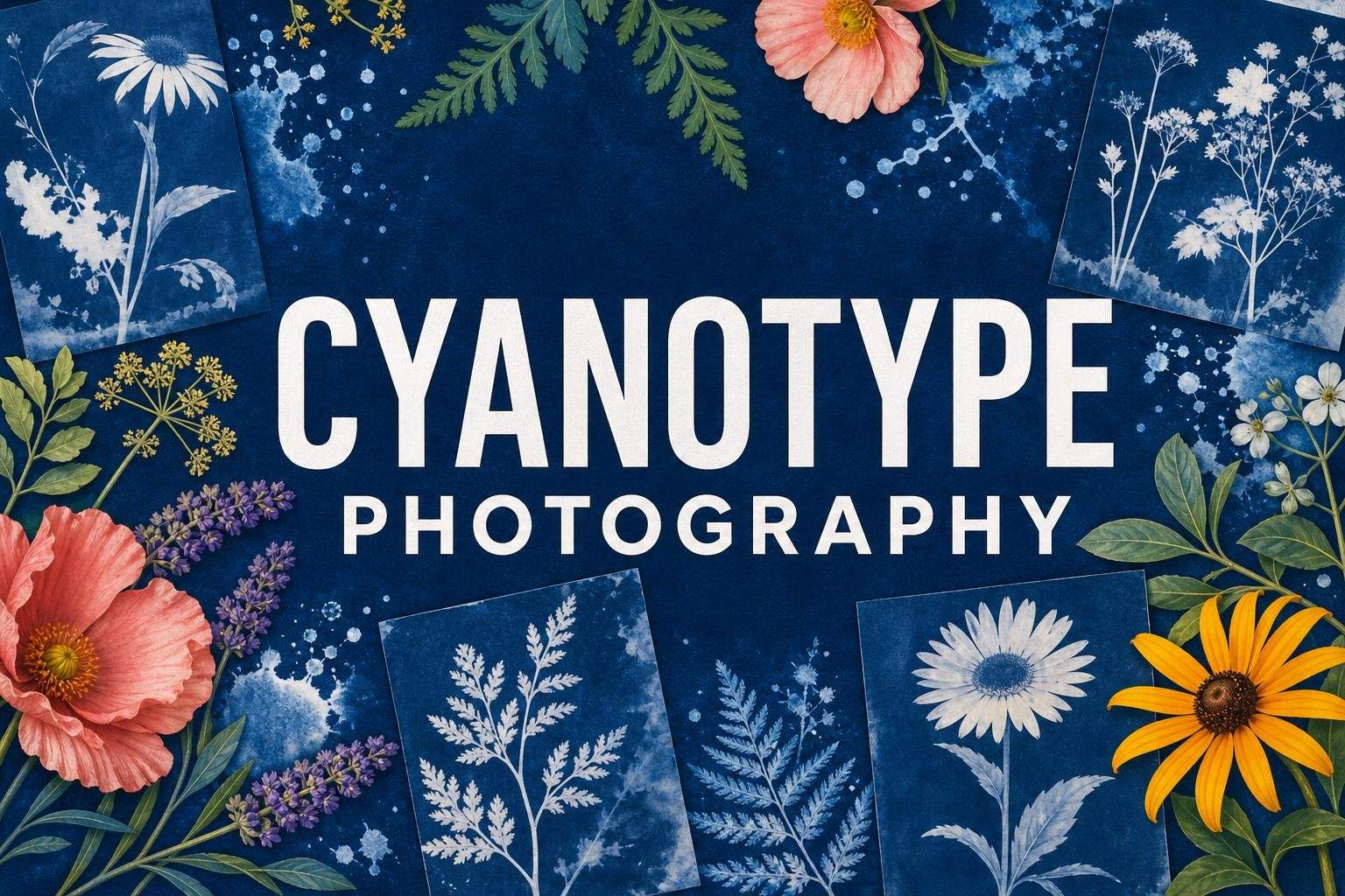 Botanical Sunprints (Cyanotype Nature Printing)
