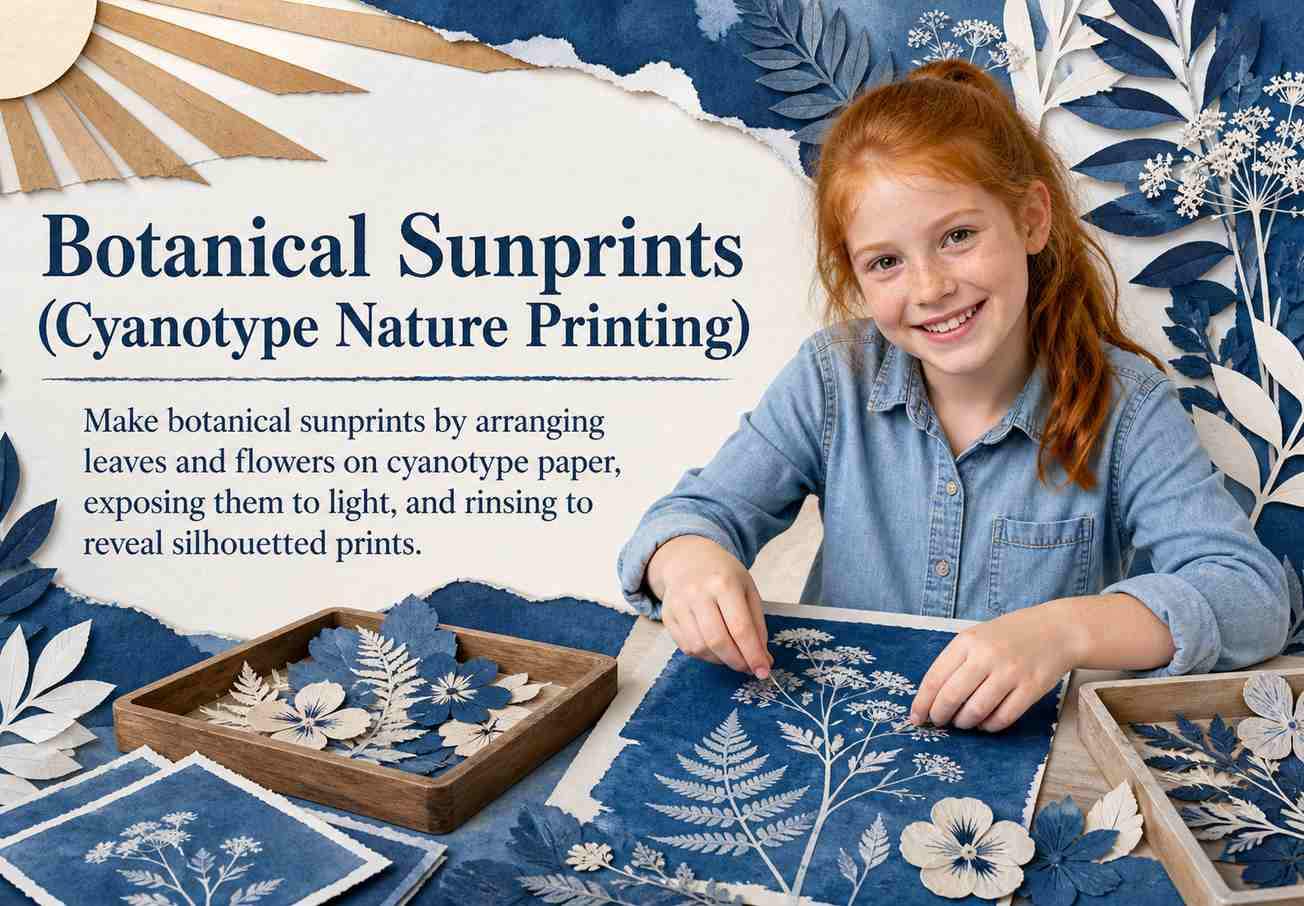 Botanical Sunprints (Cyanotype Nature Printing)