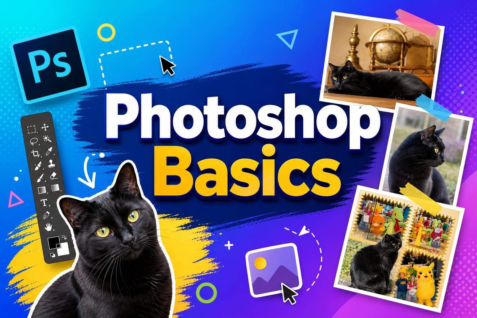 Adobe Photoshop Basics: Create a Photo Collage or Scrapbook Page