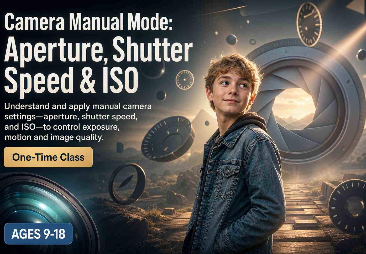 Camera Manual Mode: Aperture, Shutter Speed & ISO