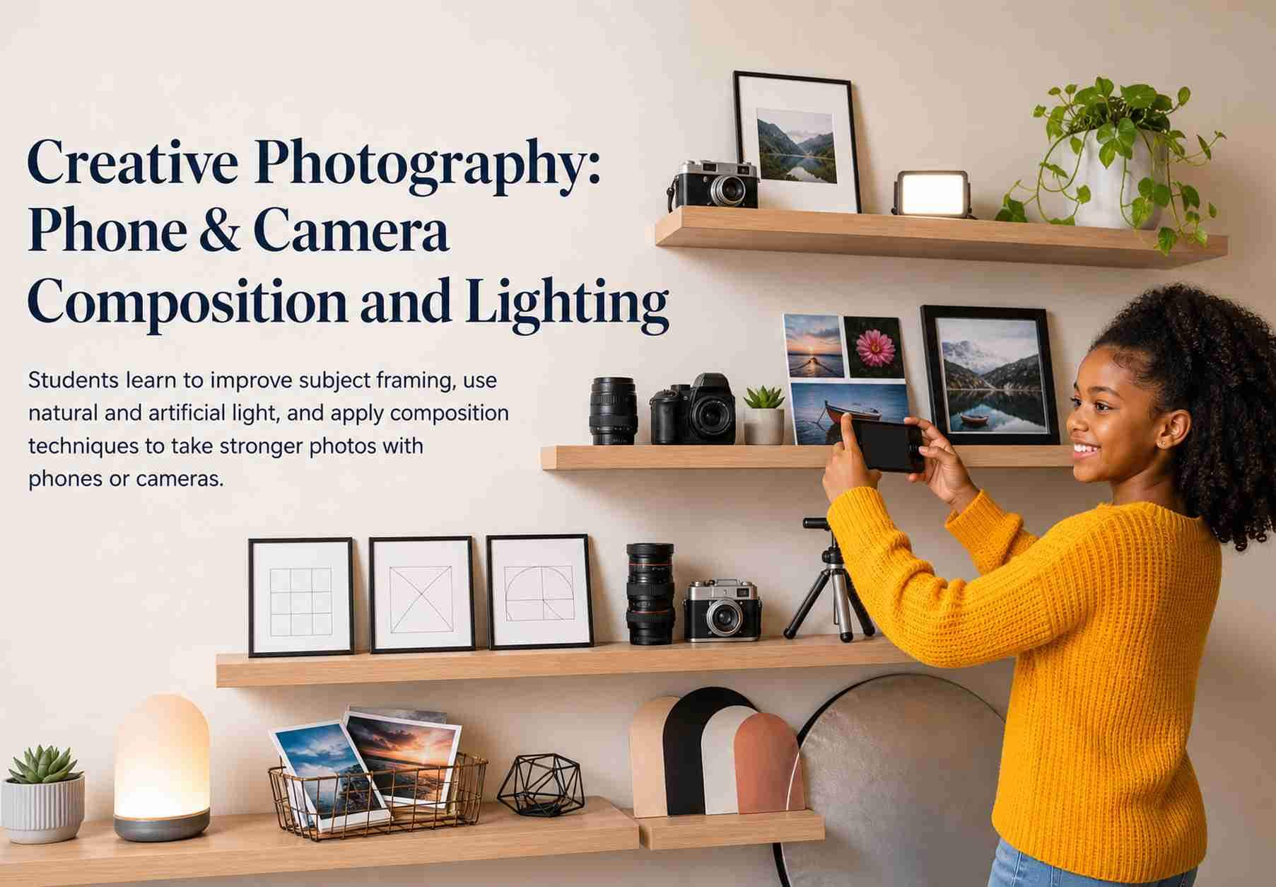 Creative Photography: Phone & Camera Composition and Lighting