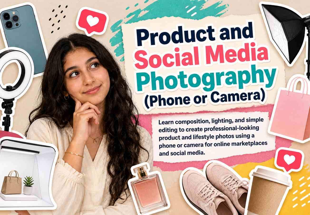 Product and Social Media Photography (Phone or Camera)
