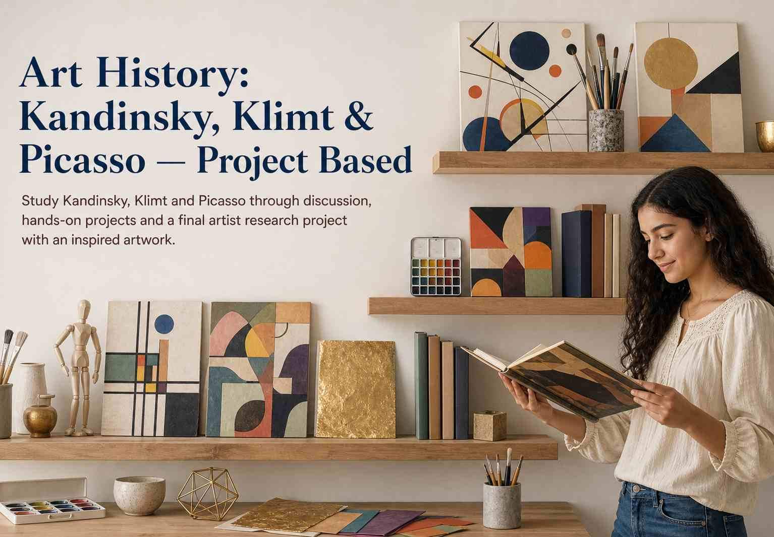 Art History: Kandinsky, Klimt & Picasso — Project Based