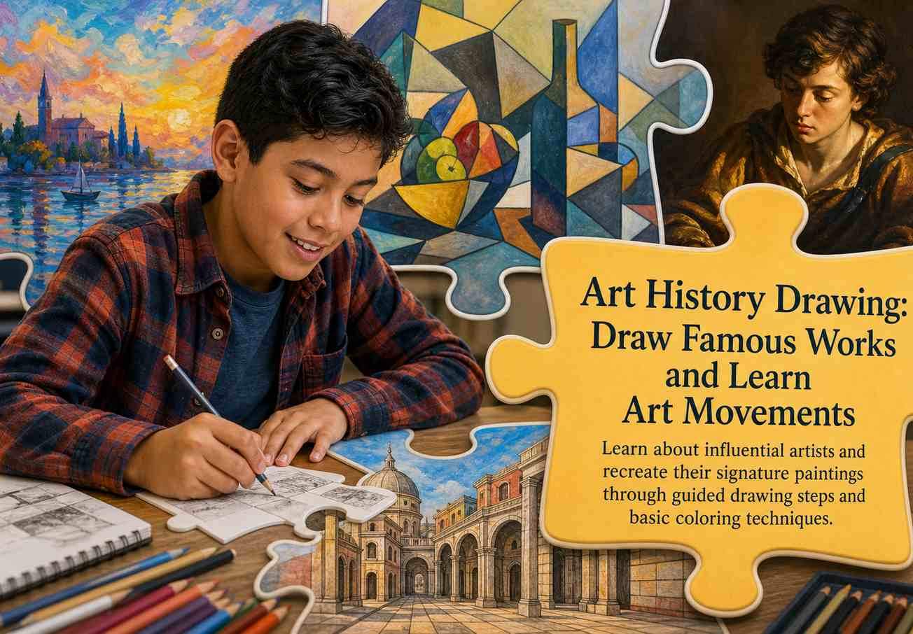Art History Drawing: Draw Famous Works and Learn Art Movements