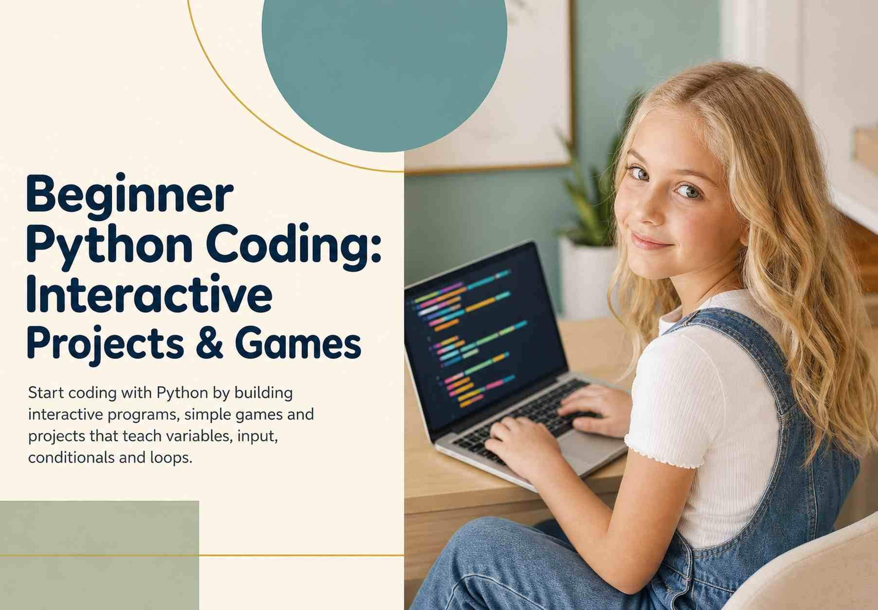 Beginner Python Coding: Interactive Projects & Games