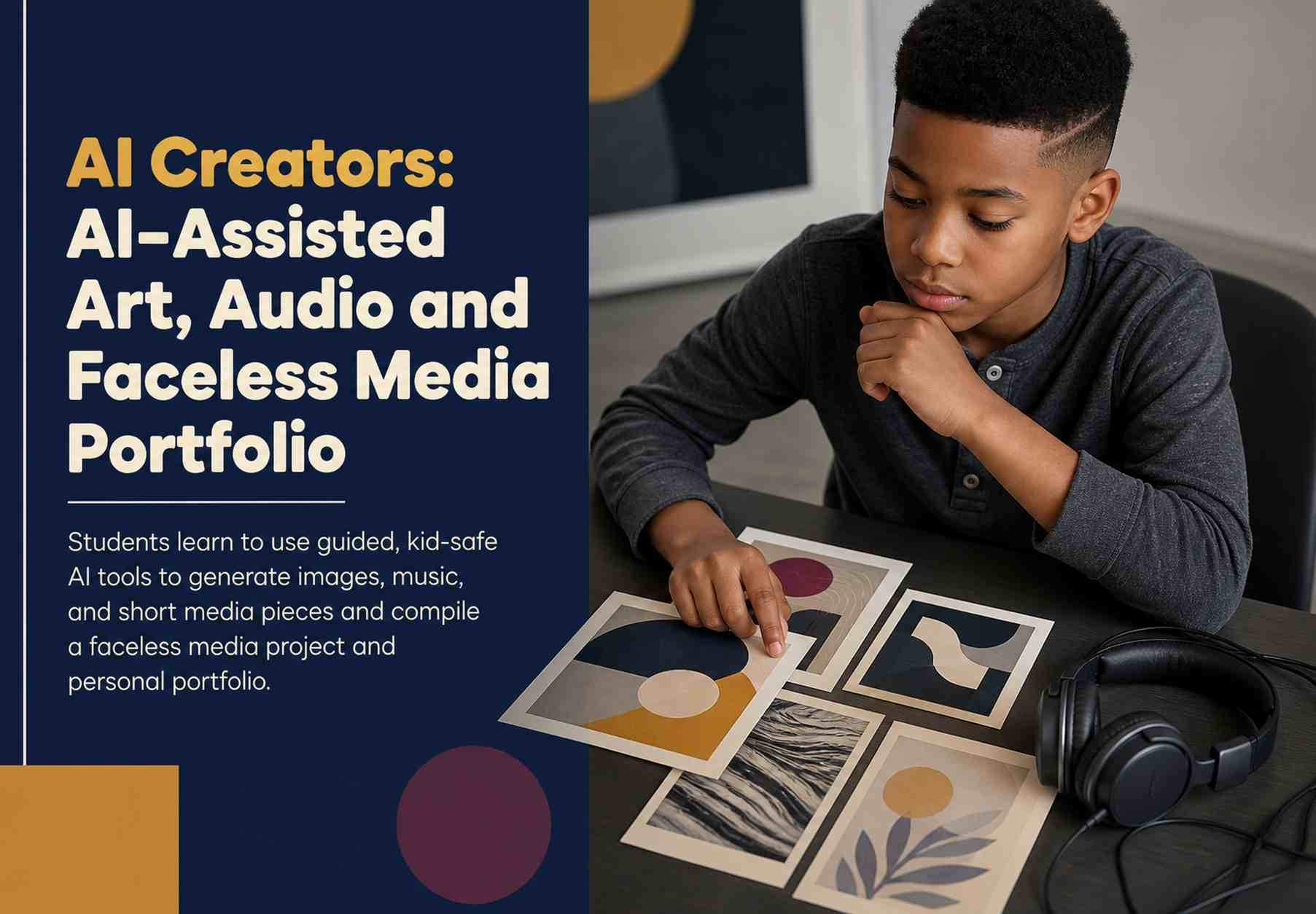AI Creators: AI-Assisted Art, Audio and Faceless Media Portfolio