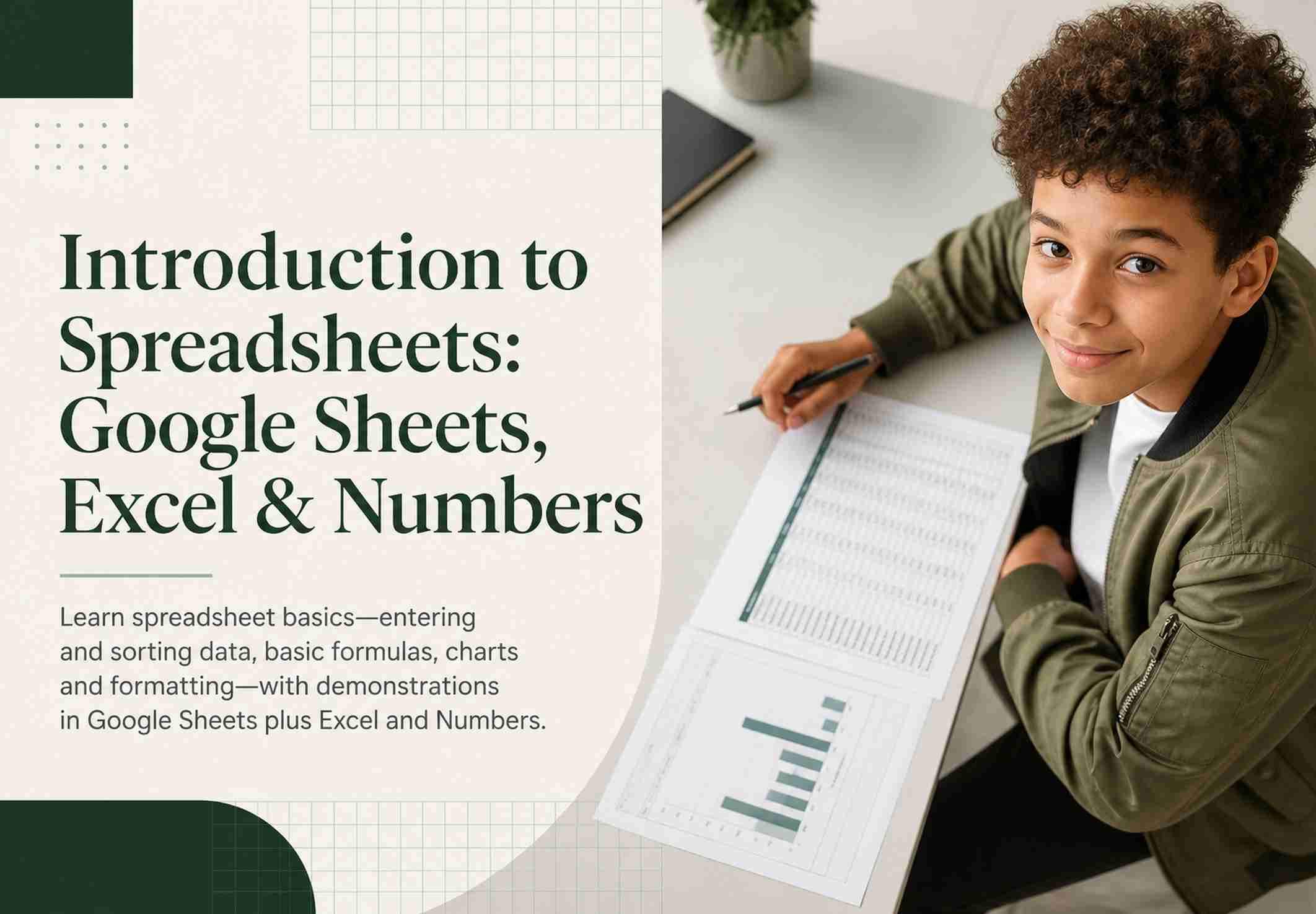 Introduction to Spreadsheets: Google Sheets, Excel & Numbers