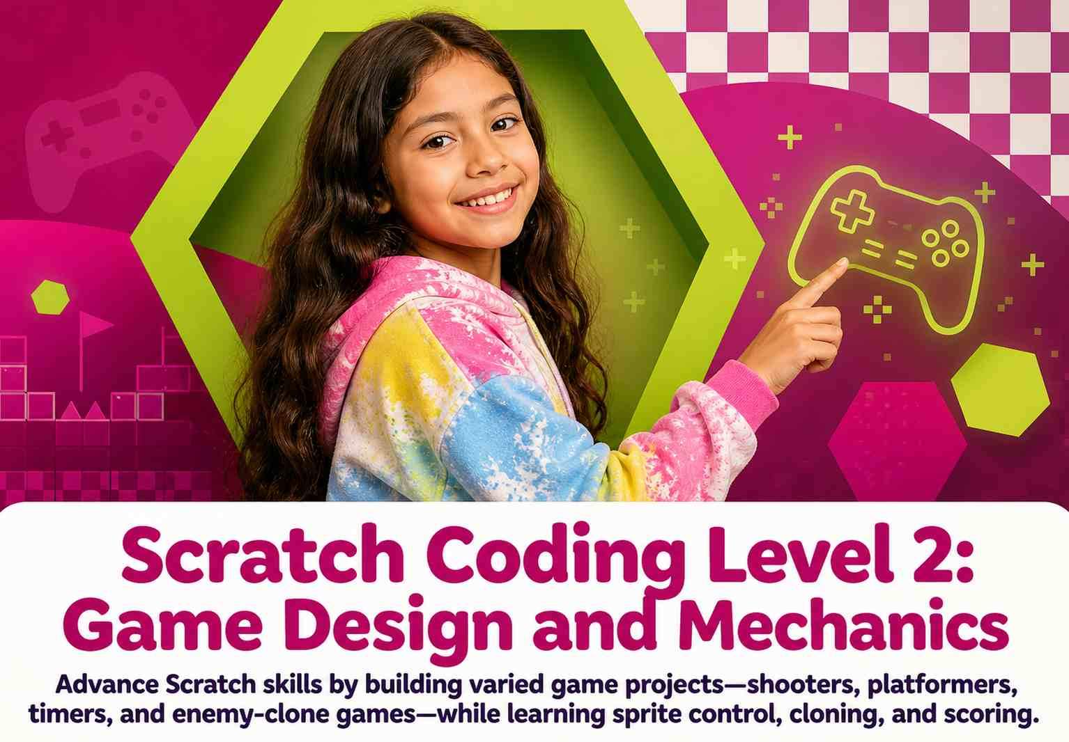 Scratch Coding Level 2: Game Design and Mechanics