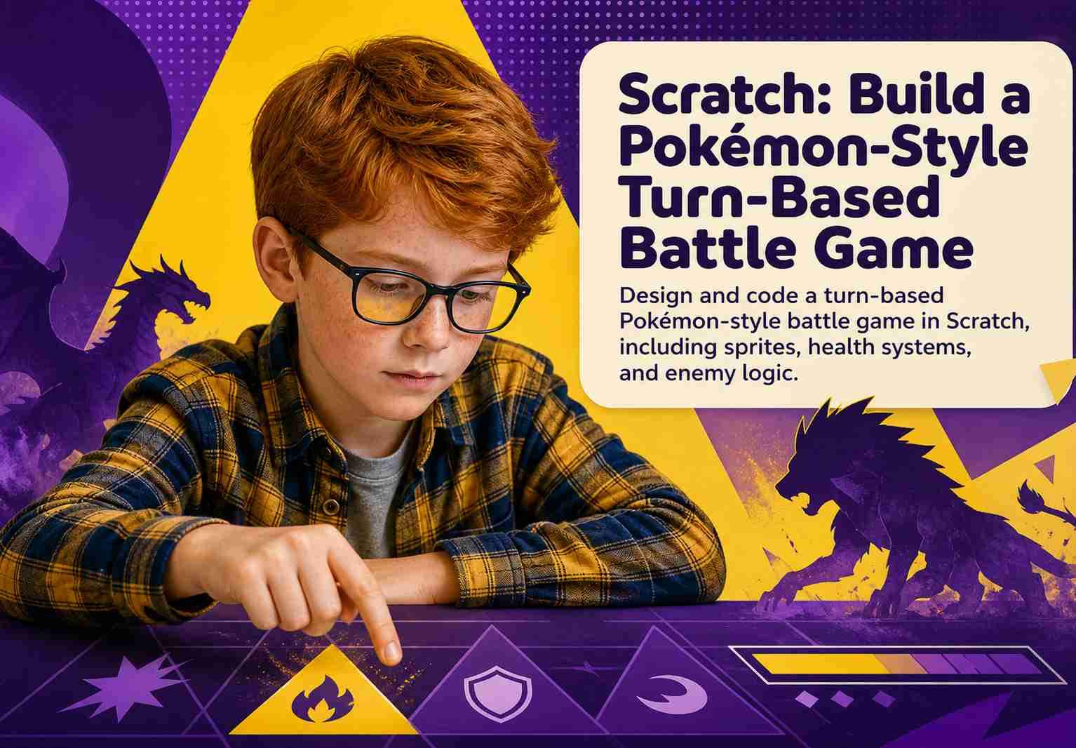Scratch: Build a Pokémon-Style Turn-Based Battle Game