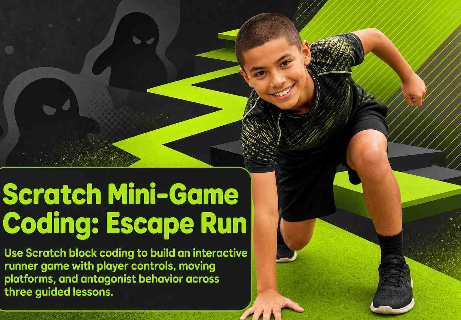 Scratch Mini-Game Coding: Escape Run