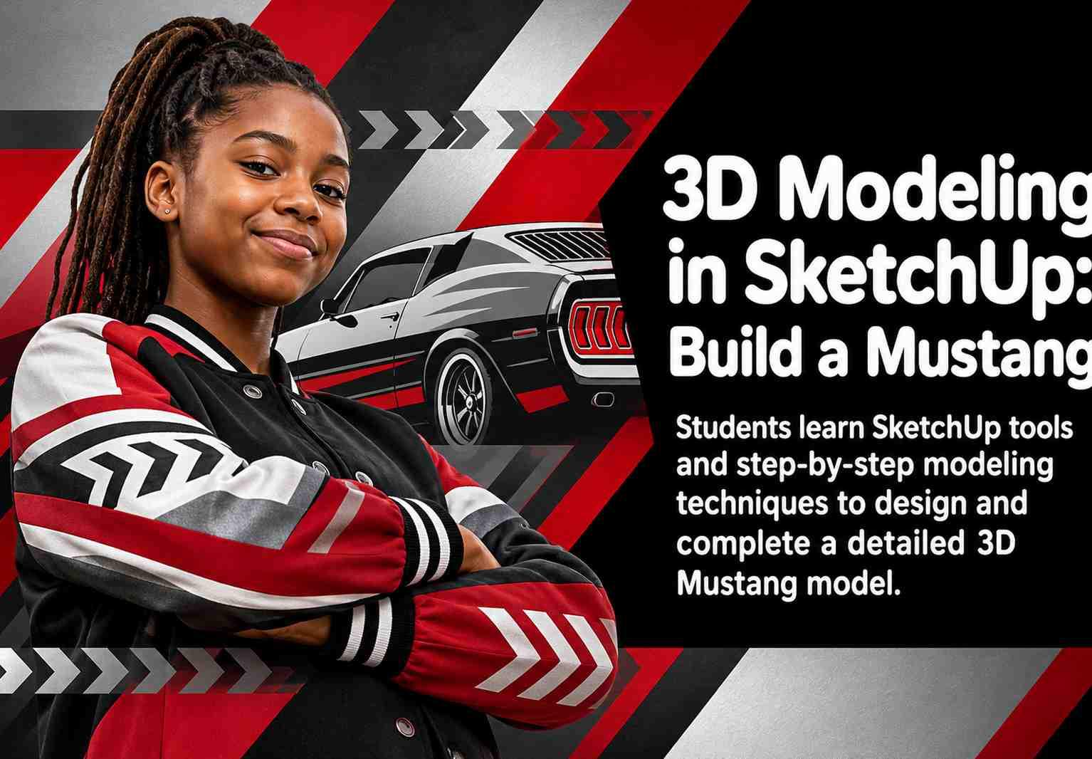 3D Modeling in SketchUp: Build a Mustang