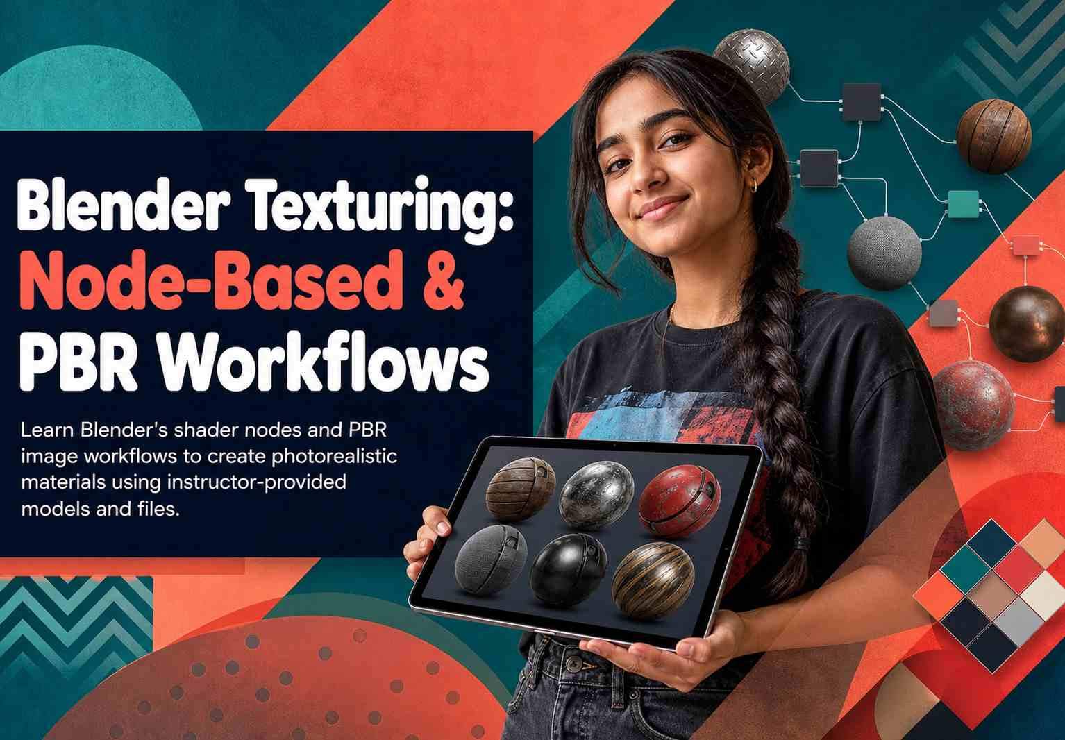 Blender Texturing: Node-Based & PBR Workflows