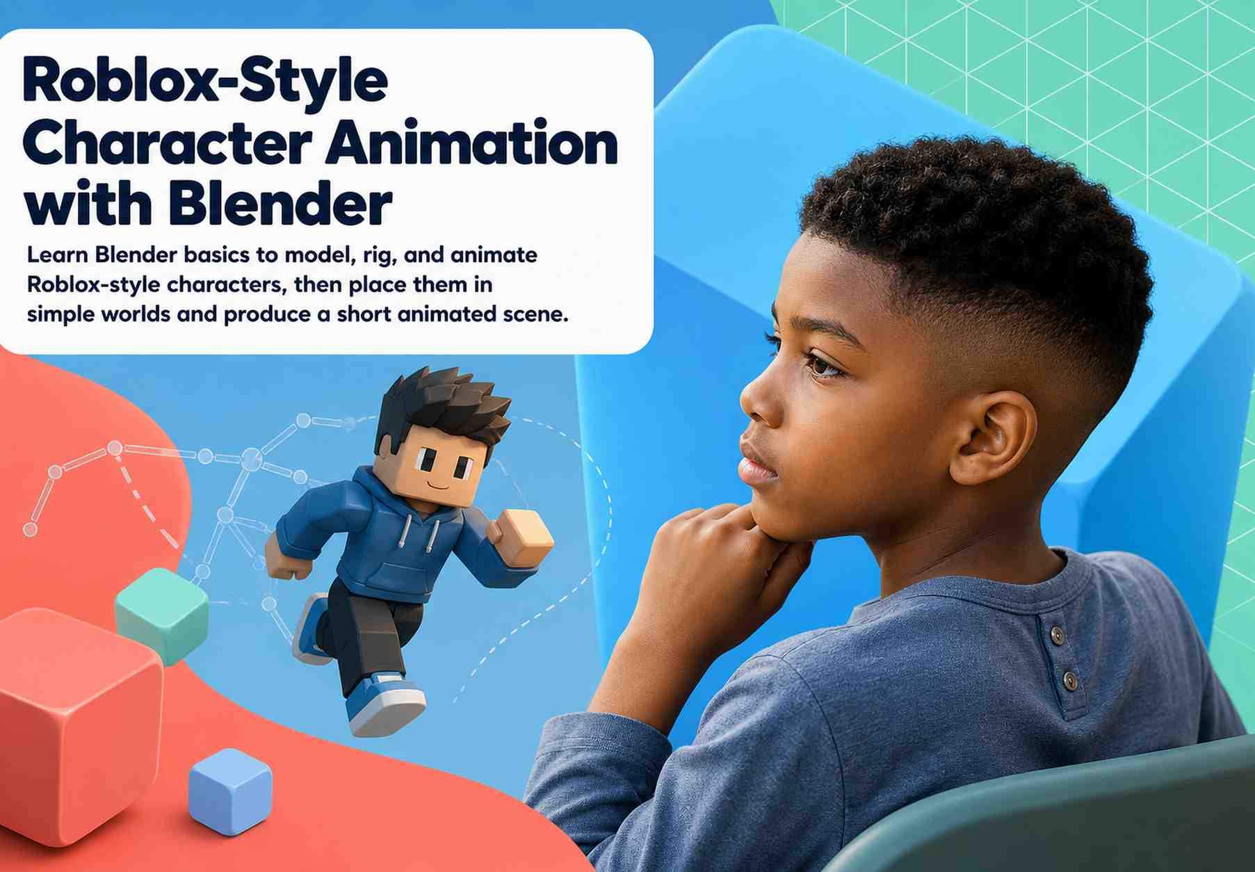 Roblox-Style Character Animation with Blender