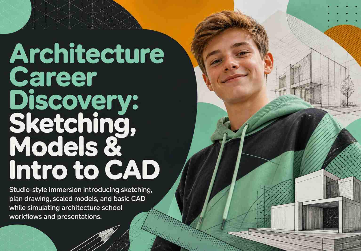 Architecture Career Discovery: Sketching, Models & Intro to CAD