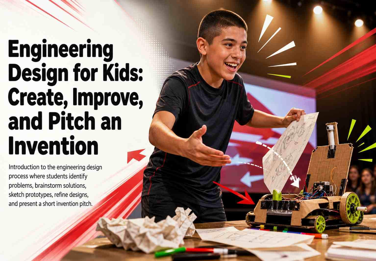 Engineering Design for Kids: Create, Improve, and Pitch an Invention