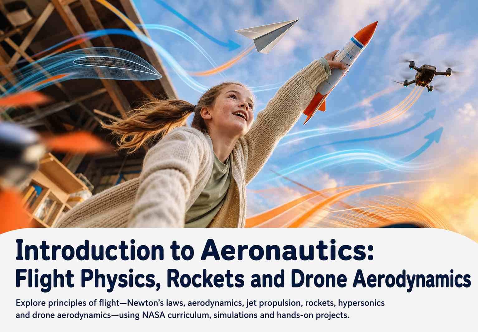 Introduction to Aeronautics: Flight Physics, Rockets and Drone Aerodynamics