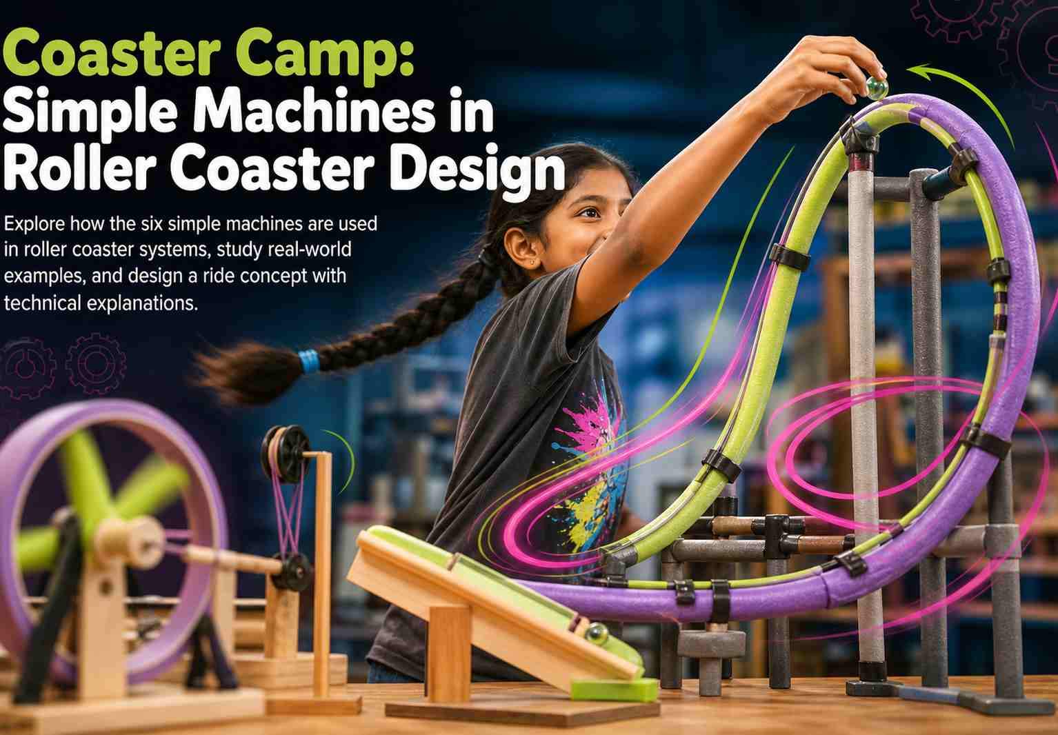 Coaster Camp: Simple Machines in Roller Coaster Design