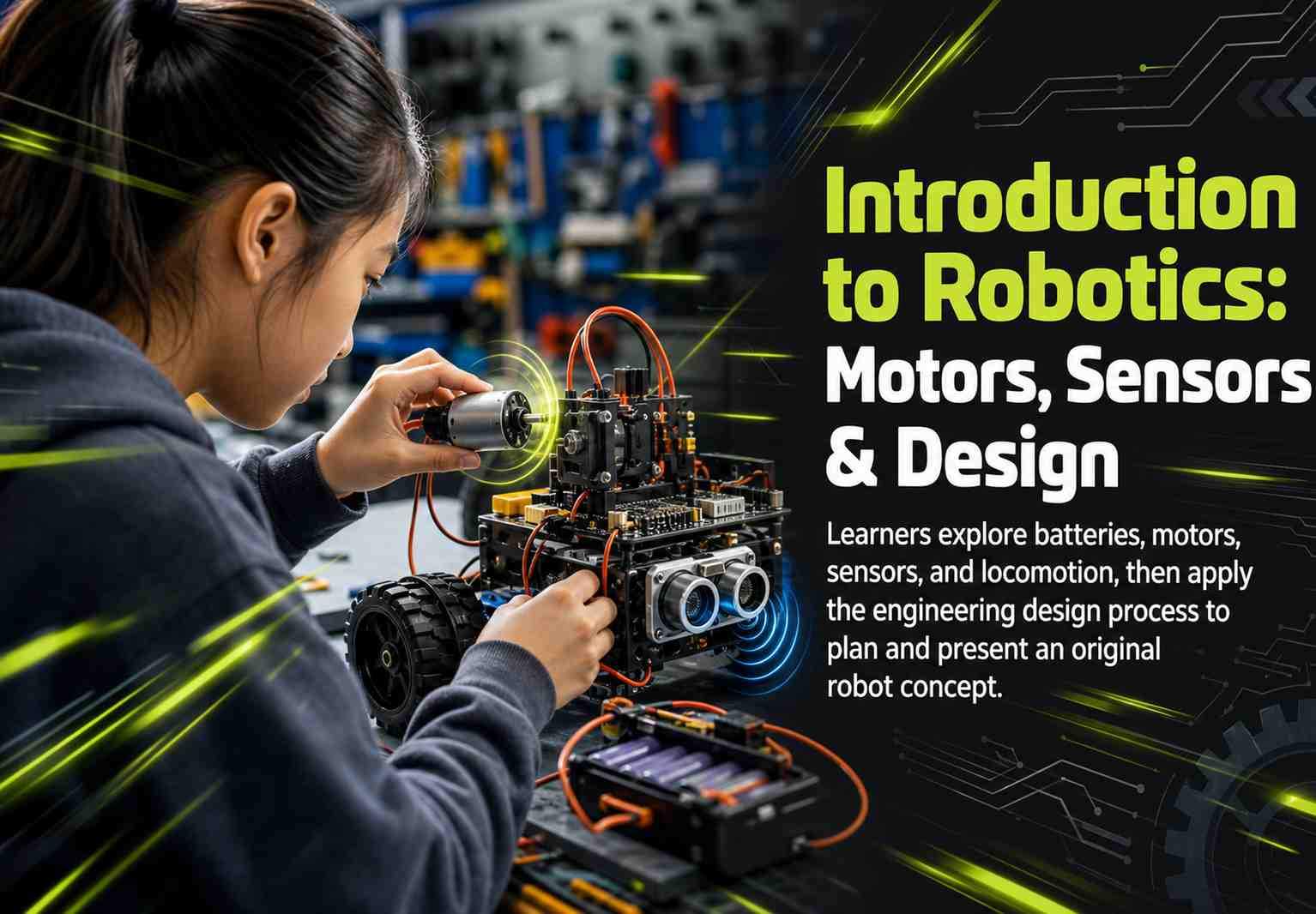 Introduction to Robotics: Motors, Sensors & Design