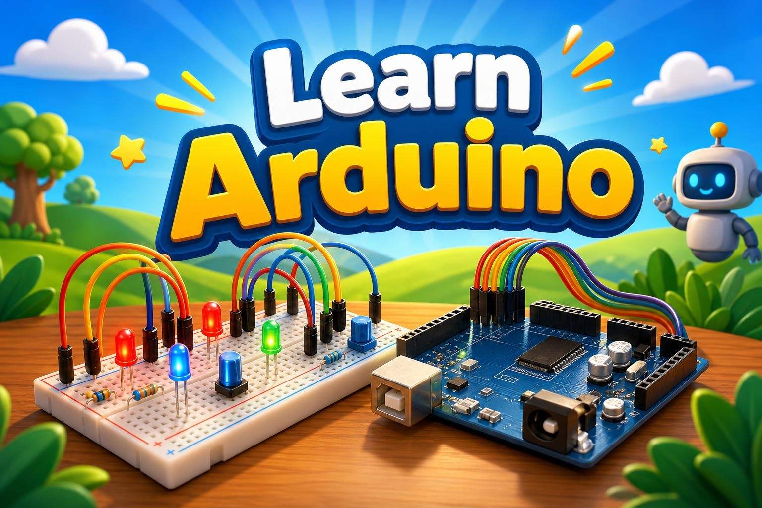 Arduino Coding: LEDs, Servos, Buttons, Buzzers & Sensors