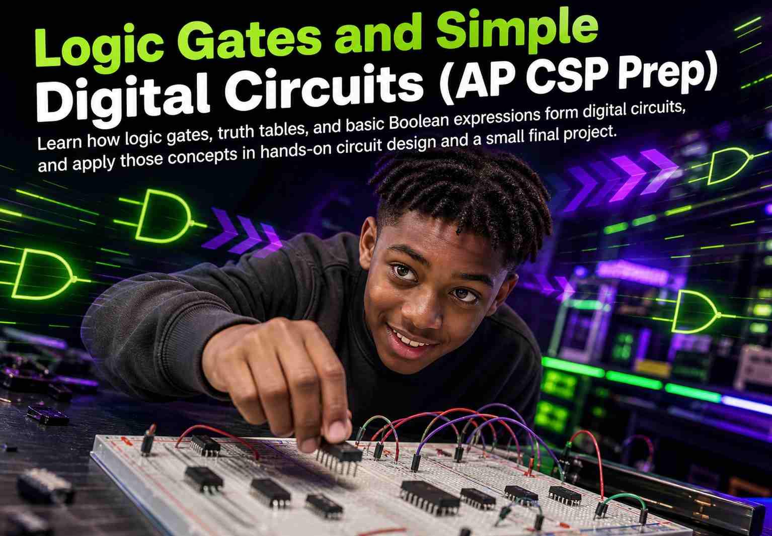 Logic Gates and Simple Digital Circuits (AP CSP Prep)