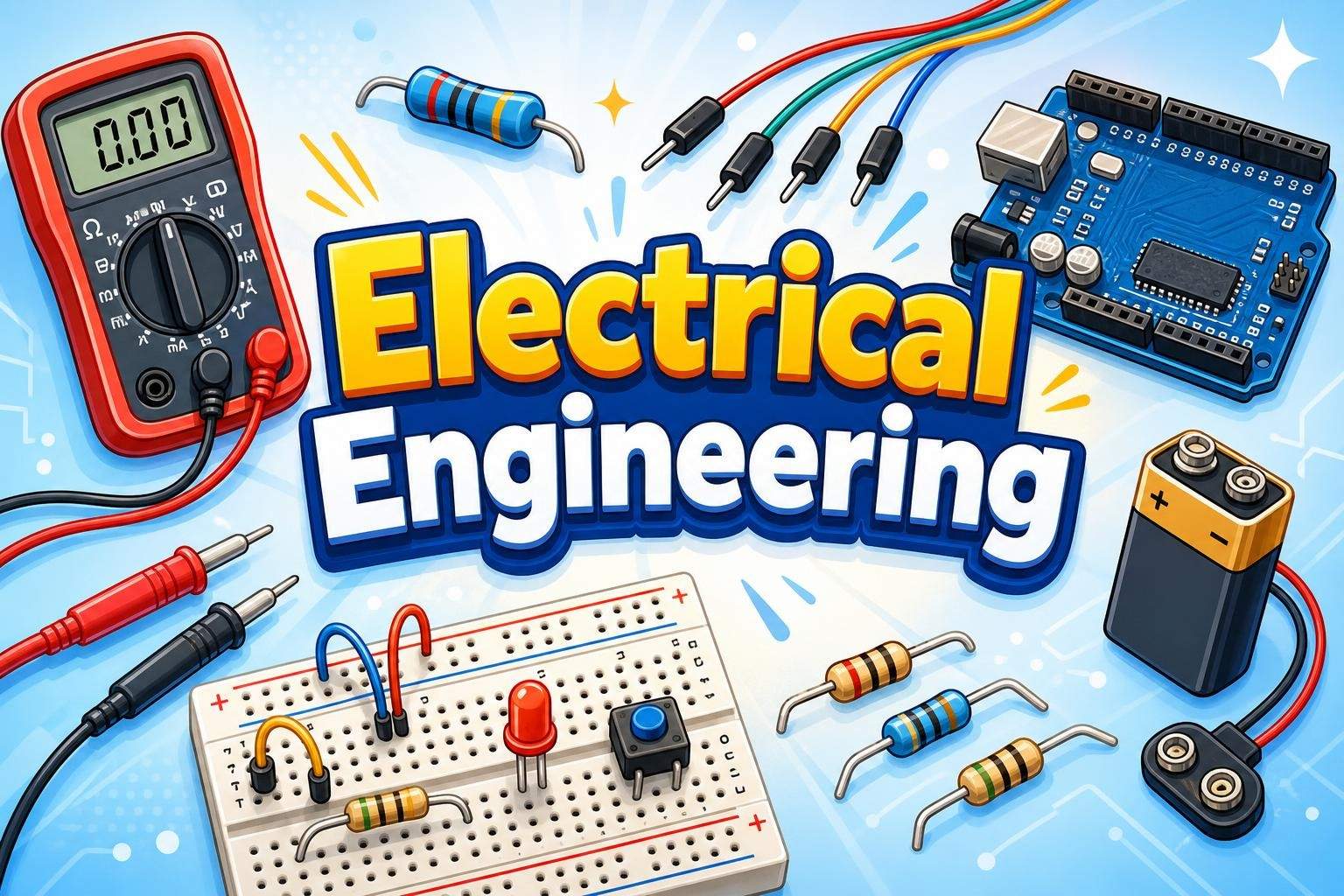 Electrical Engineering & Circuit Design: Circuits, Components, and Microcontrollers