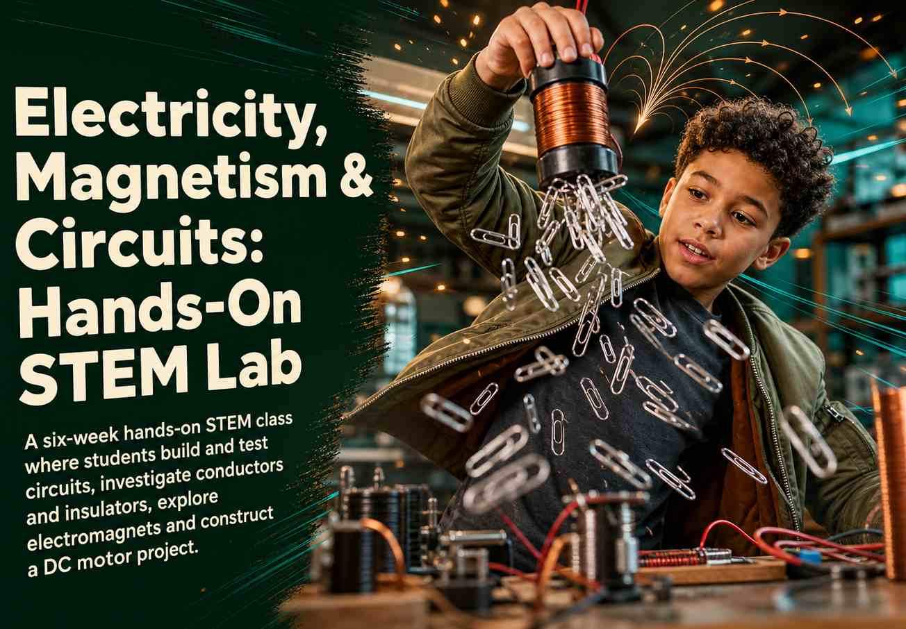 Electricity, Magnetism & Circuits: Hands-On STEM Lab