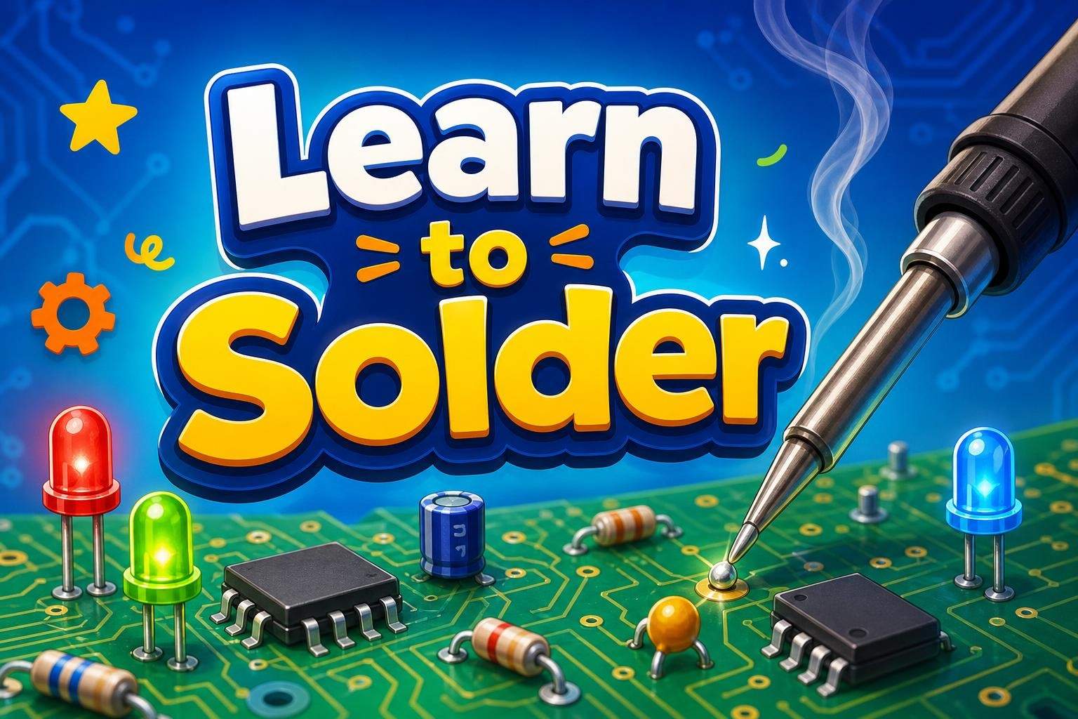 Kids Soldering: Fundamentals and Two Hands-On Projects