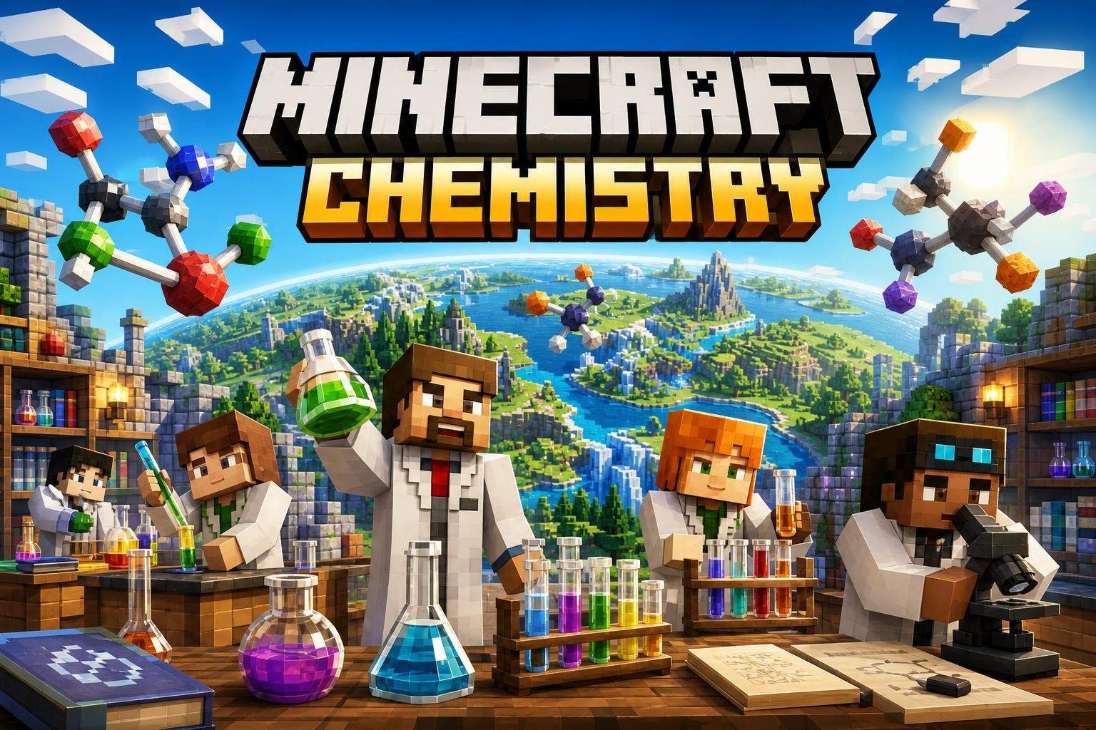 Minecraft: Chemistry — Atoms, Compounds & In-Game Experiments