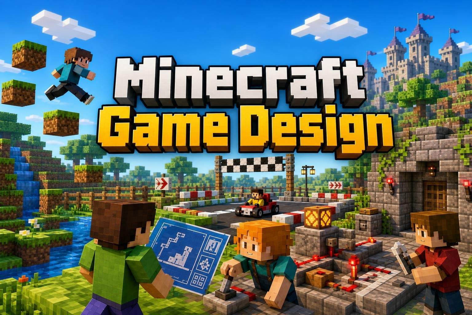 Minecraft Multiplayer Game Design: Parkour, Racing & Escape Rooms