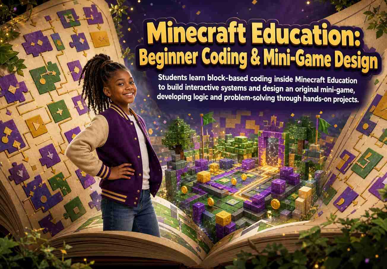 Minecraft Education: Beginner Coding & Mini-Game Design