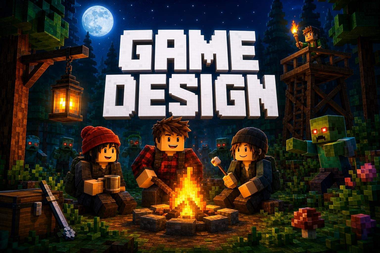 Roblox Studio: Design a Team-Based Forest Survival Game