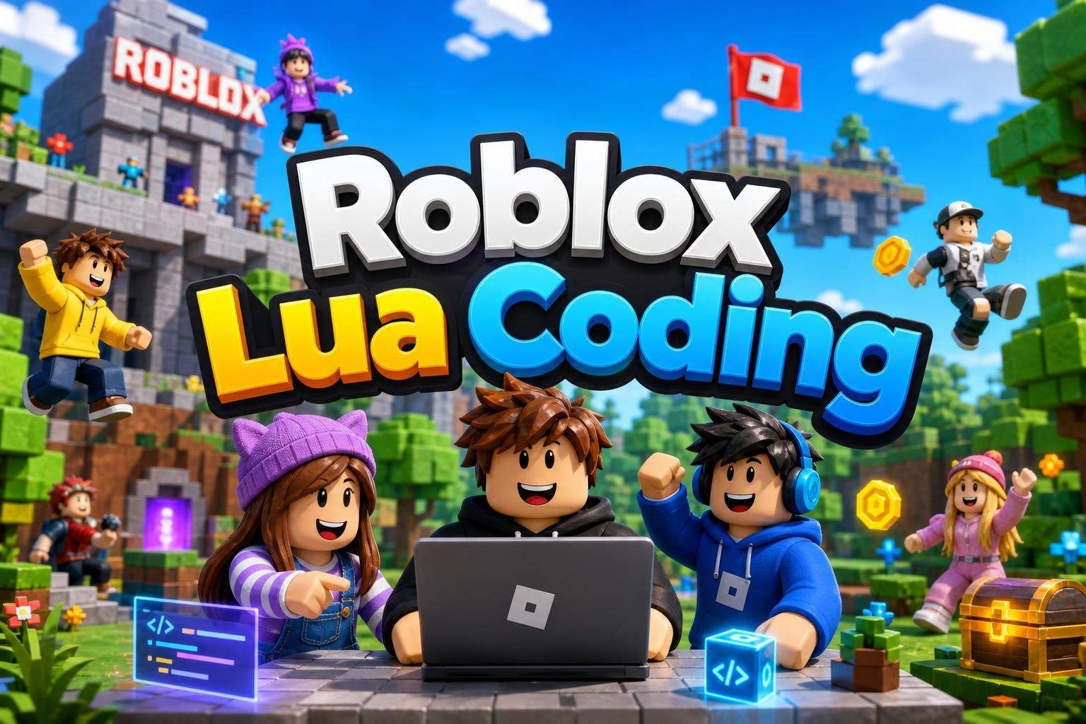 Roblox Studio: Lua Scripting to Build Four Games