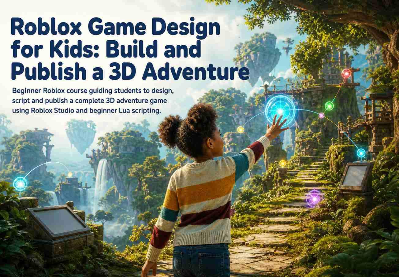 Roblox Game Design for Kids: Build and Publish a 3D Adventure