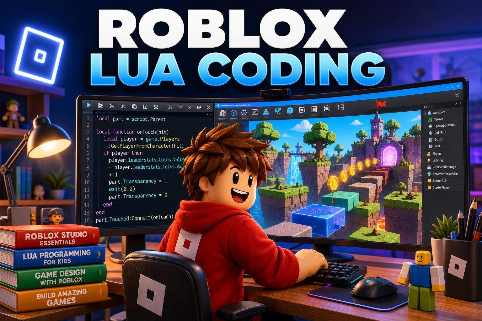 Roblox Studio with Lua: Game Design & Publishing