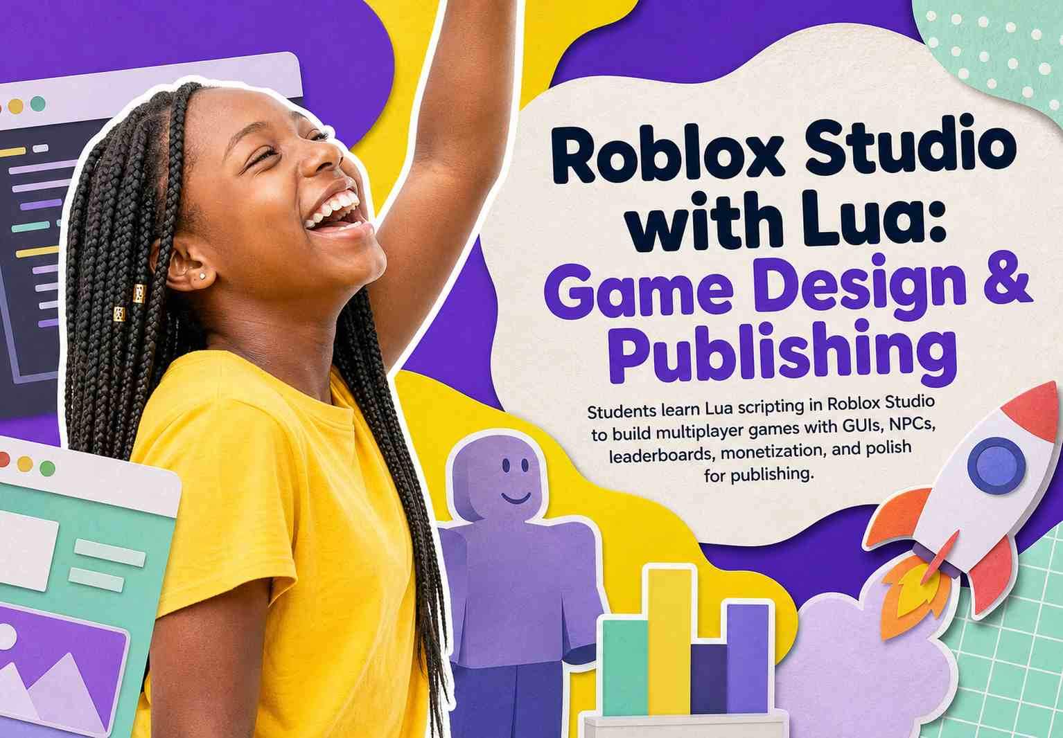 Roblox Studio with Lua: Game Design & Publishing