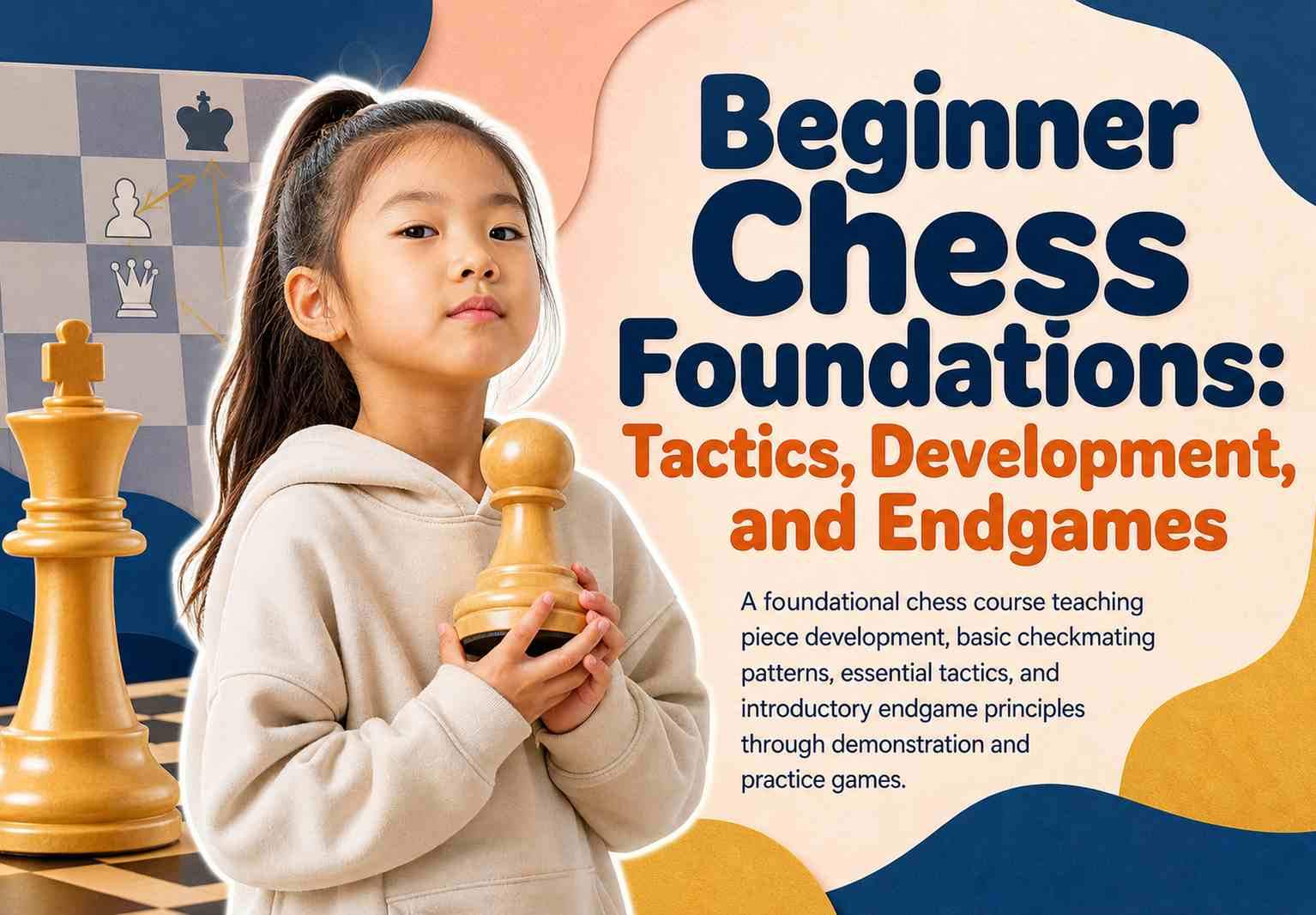 Beginner Chess Foundations: Tactics, Development, and Endgames