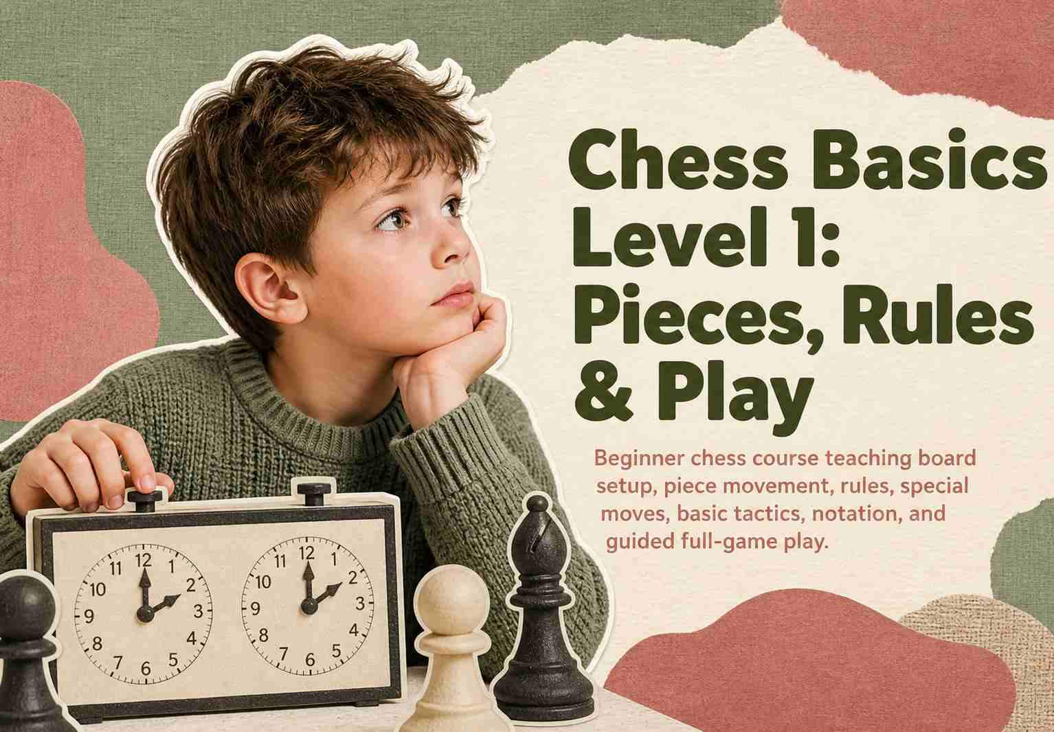 Chess Basics Level 1: Pieces, Rules & Play
