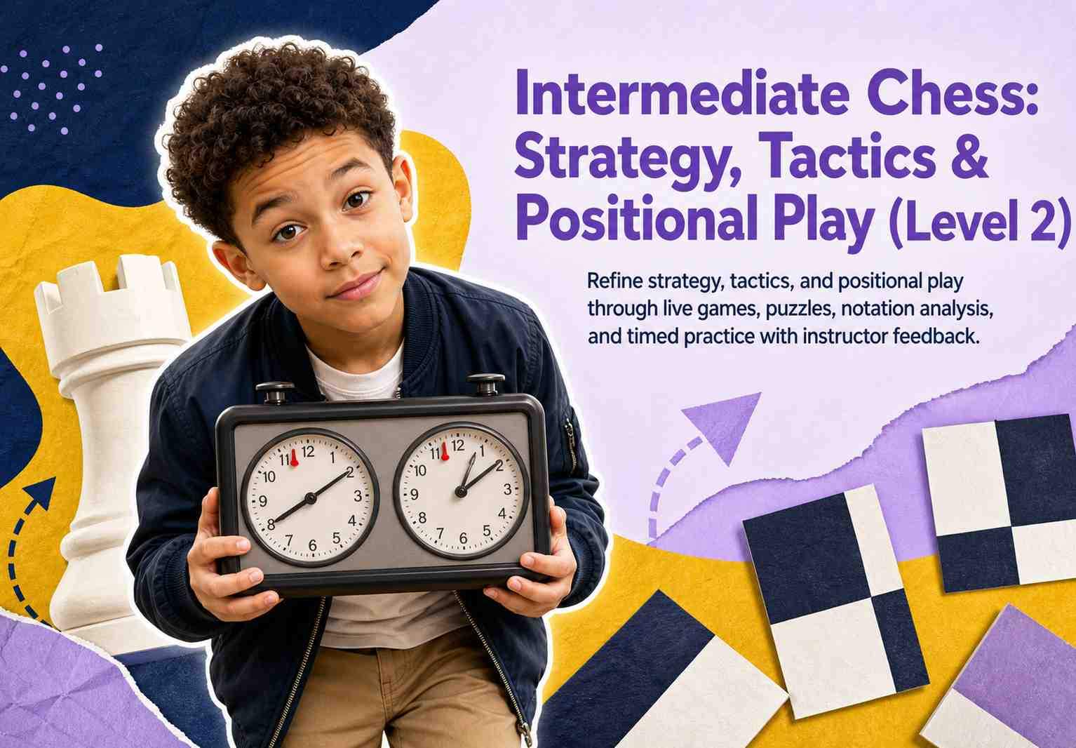 Intermediate Chess: Strategy, Tactics & Positional Play (Level 2)